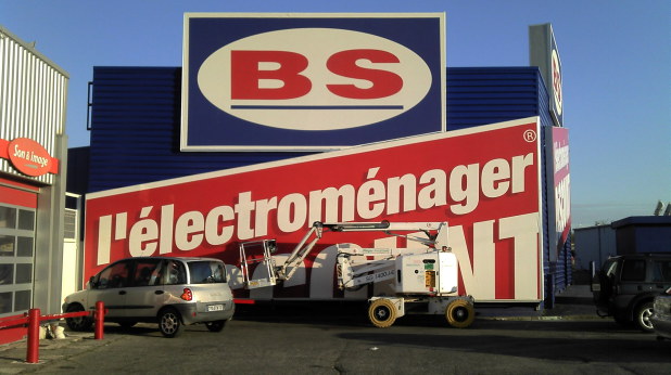 Devanture magasin BS L'électroménager